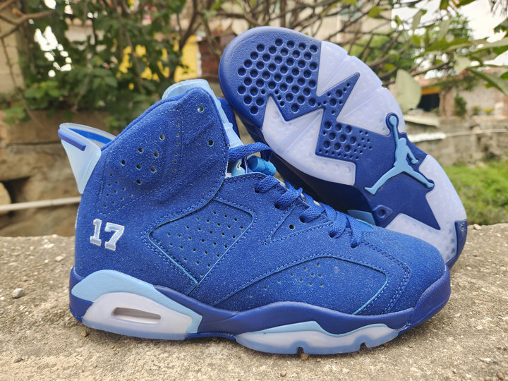 Nike Homme Chaussures Air Jordan 6 Retro All Star Chameleon Bleu